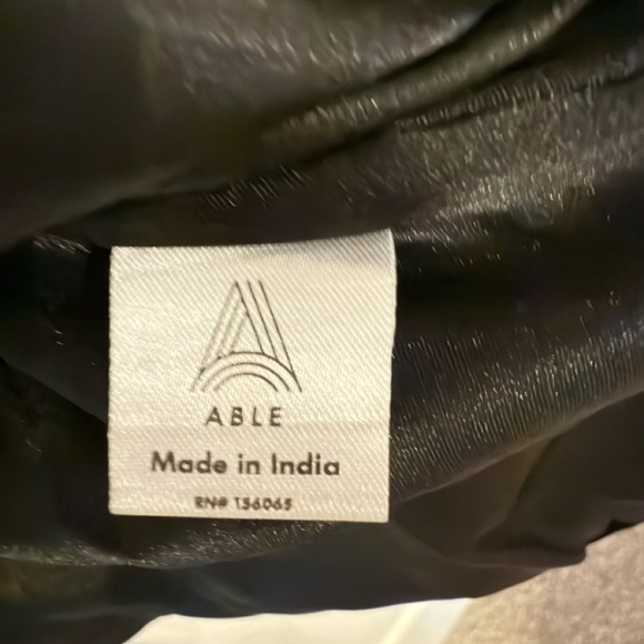 ABLE Black Women's Blazer NWT Medium Micah Drapey - Picture 3 of 5